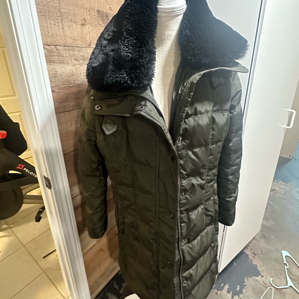 Olive Green Winter Coat - image 1